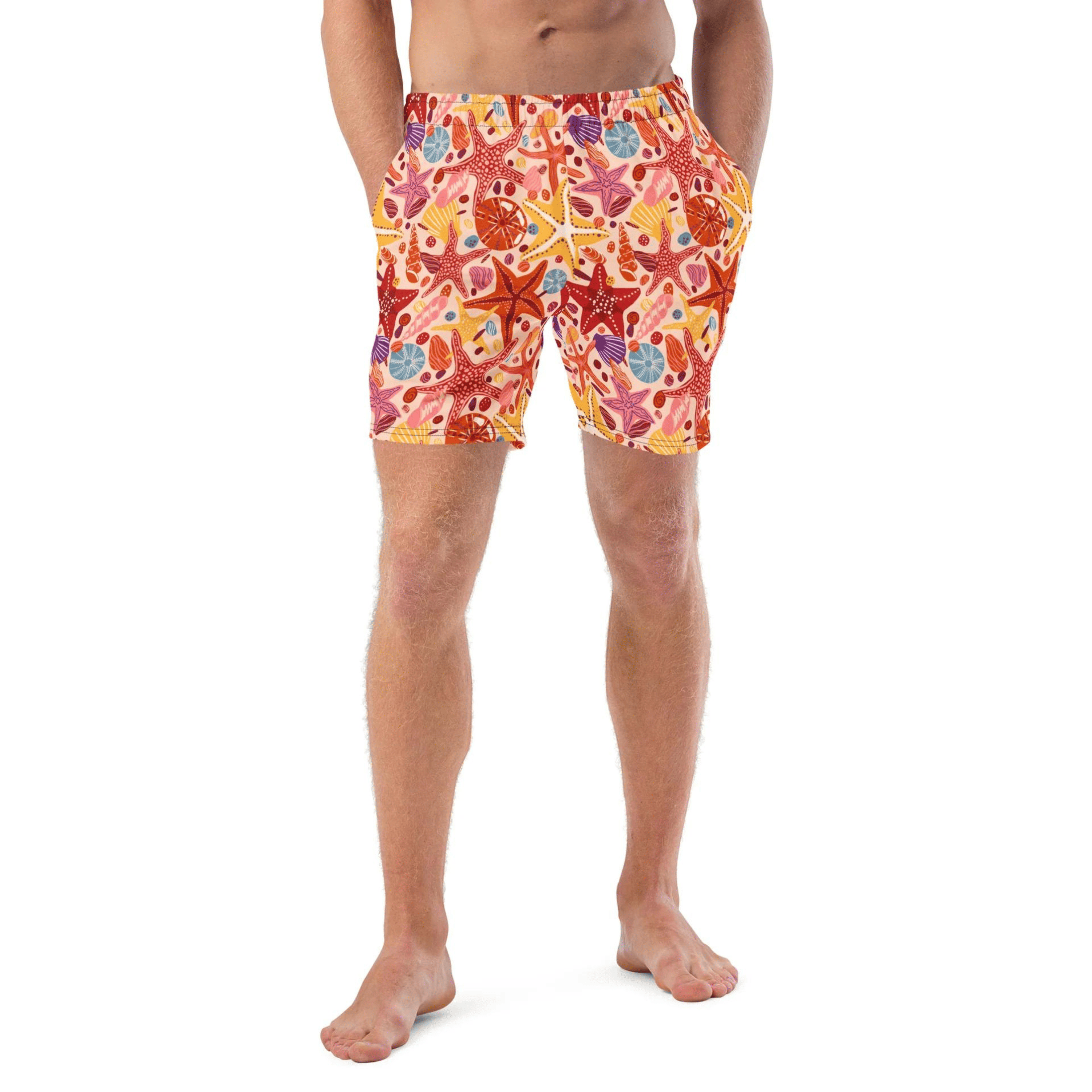 TRAJE DE BAÑO DE CORTE REGULAR CON ESTAMPADO OCEAN - RAF2