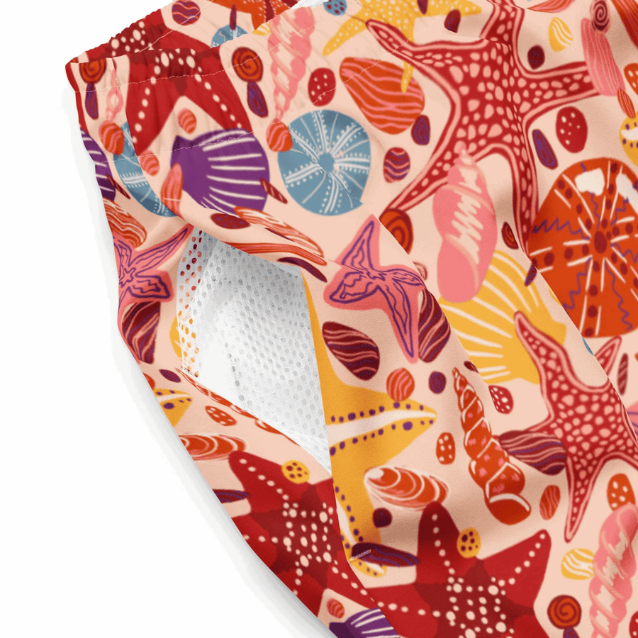 TRAJE DE BAÑO DE CORTE REGULAR CON ESTAMPADO OCEAN