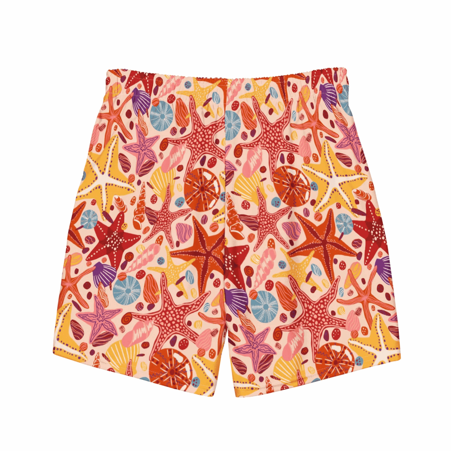 TRAJE DE BAÑO DE CORTE REGULAR CON ESTAMPADO OCEAN
