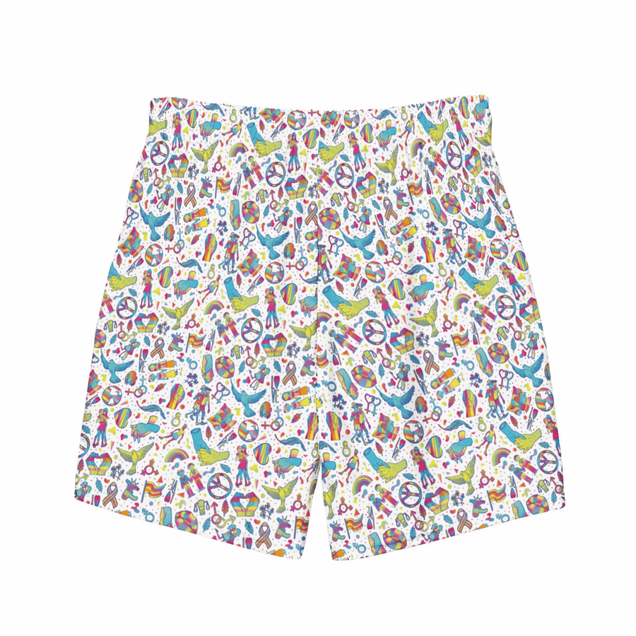 TRAJE DE BAÑO DE CORTE REGULAR CON ESTAMPADO  DIVERSITY