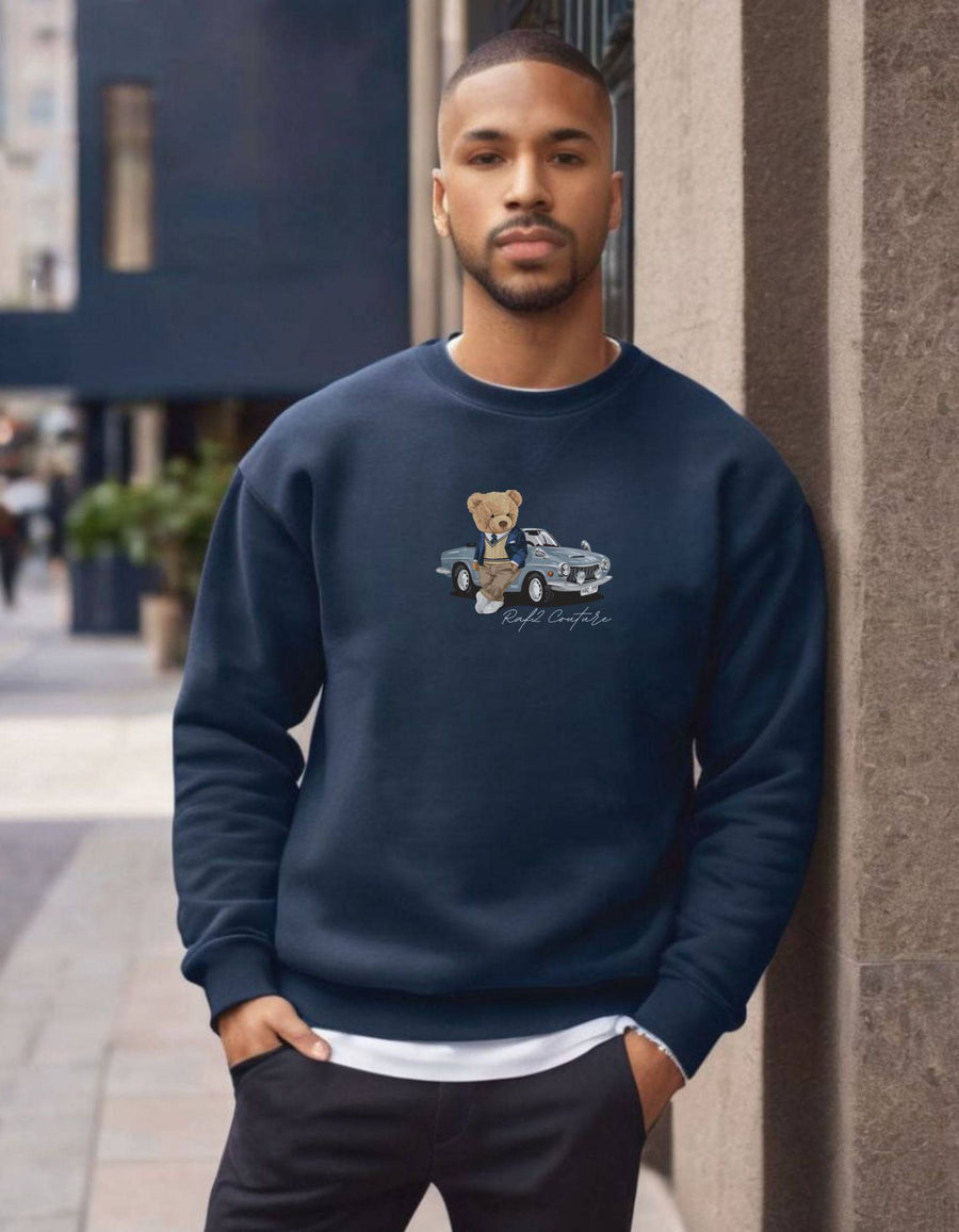 Sudadera hombre cuello redondo