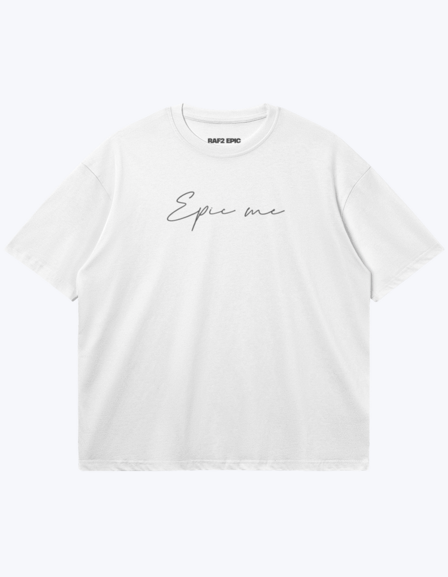 camiseta oversize blanca