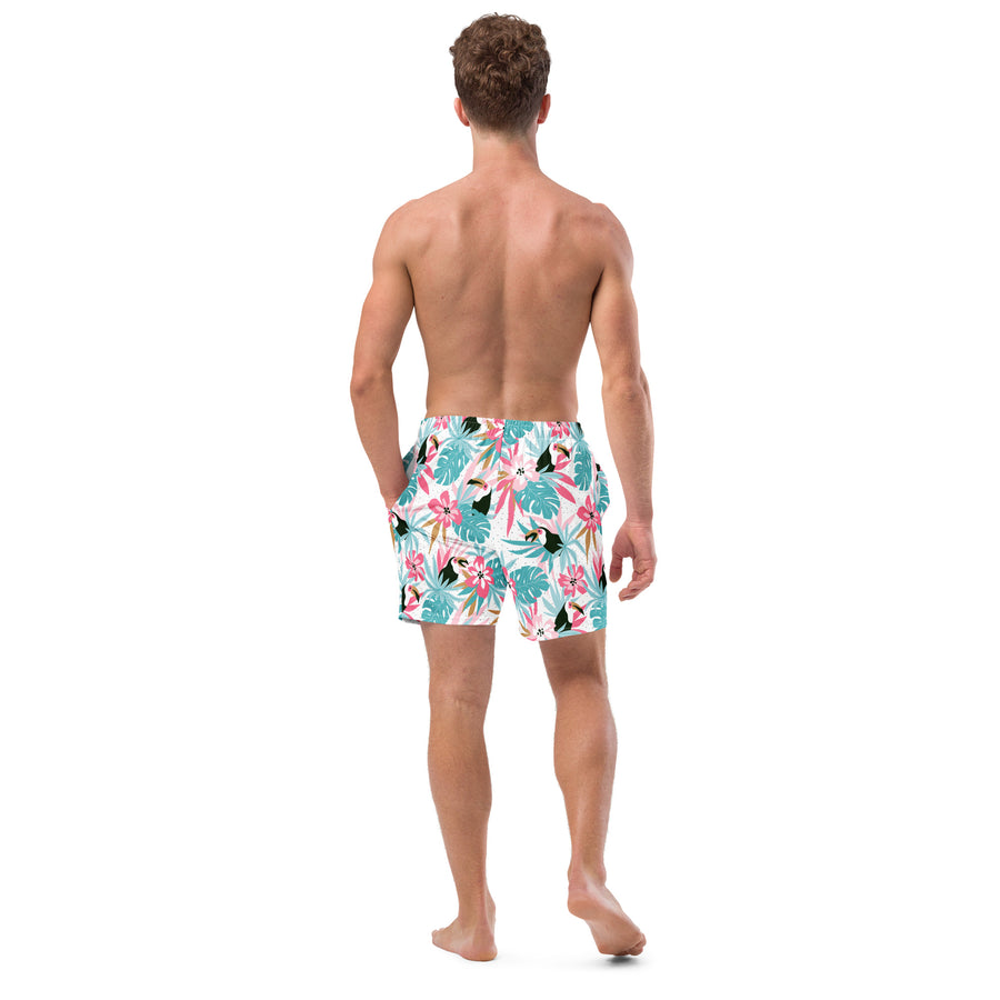 bañador corto de hombre estampado