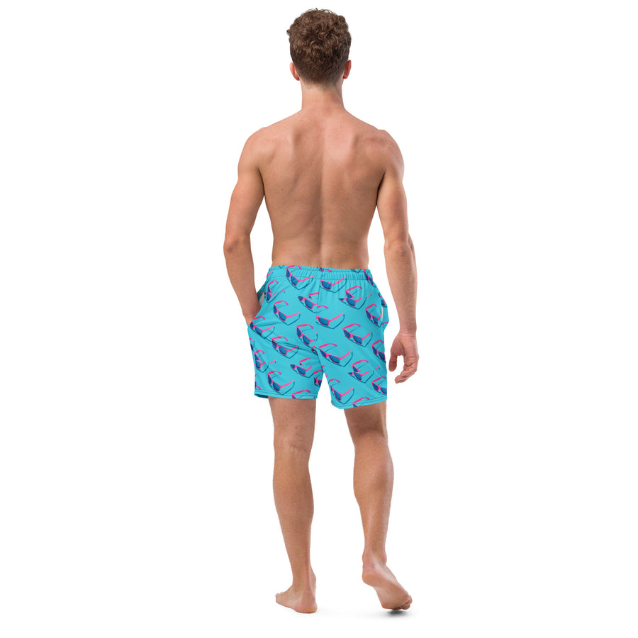 bañador corto de hombre estampado