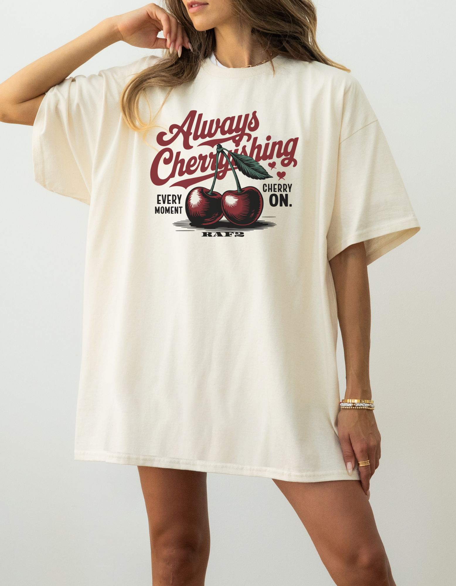 camiseta oversize algodon